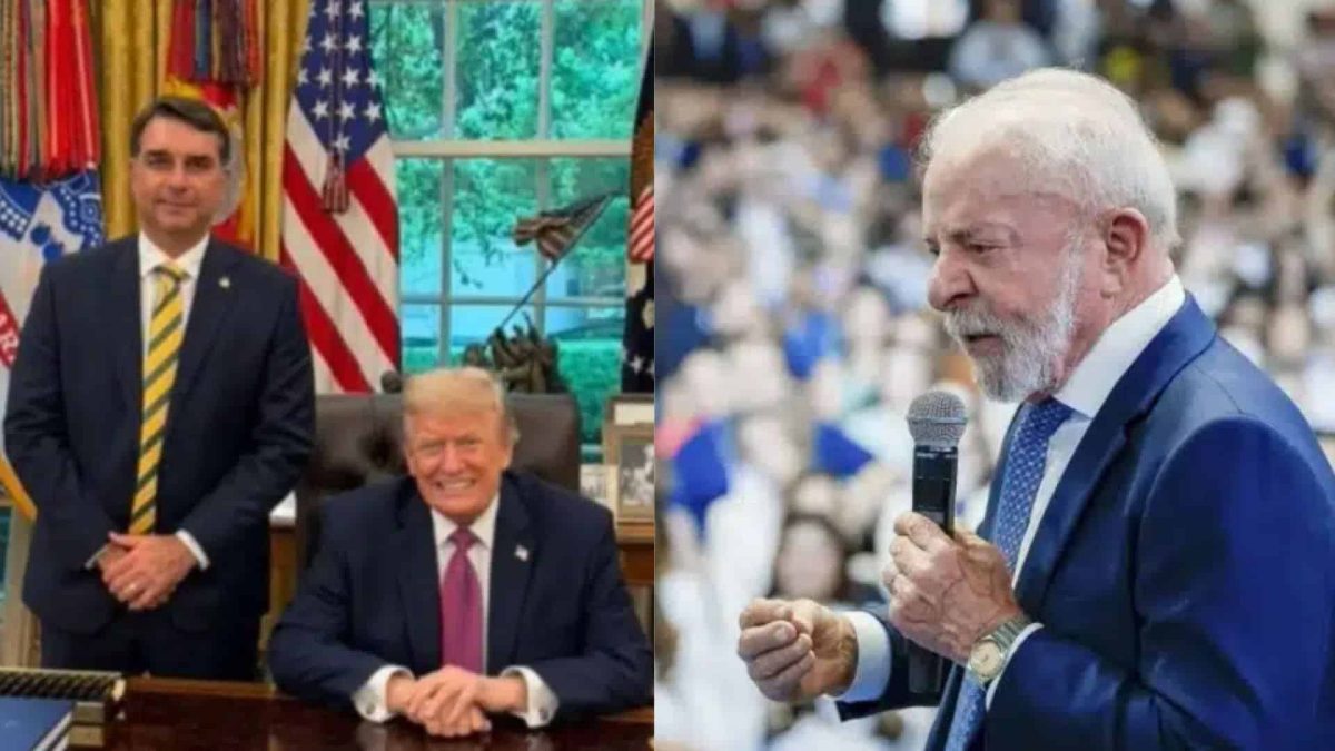 81% das mensagens em grupos públicos responsabilizam Flávio Bolsonaro por tarifaço de Trump, aponta levantamento