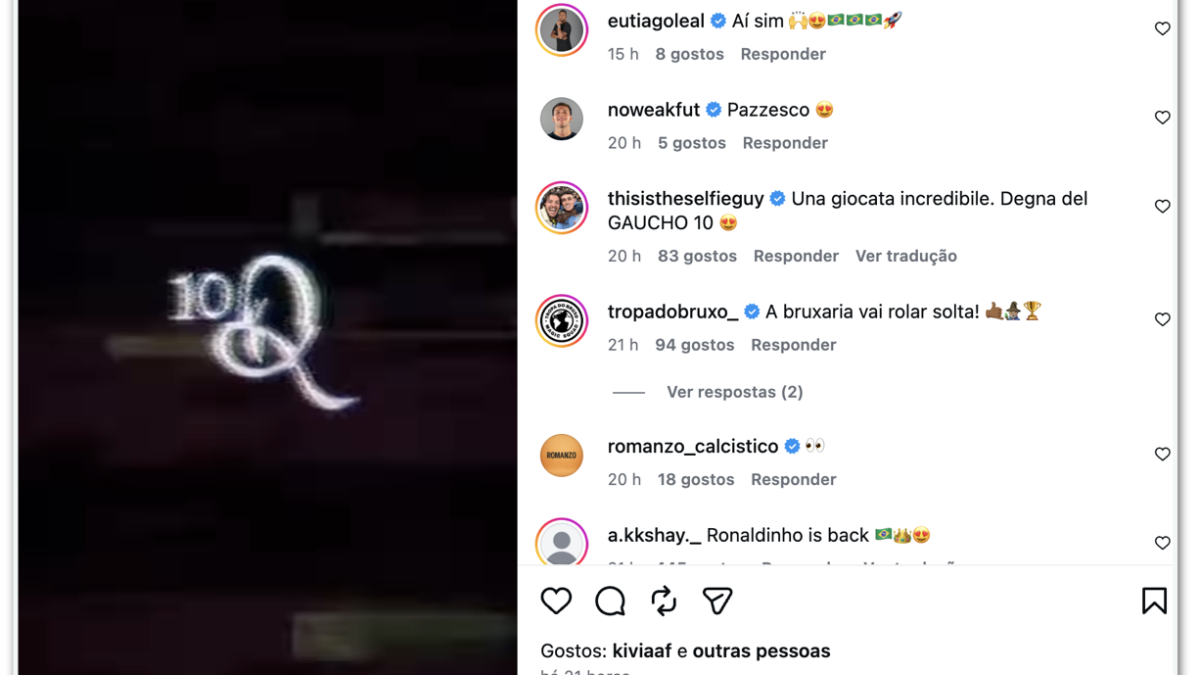 Aos 46 anos, Ronaldinho Gaúcho é contratado por time da Itália
