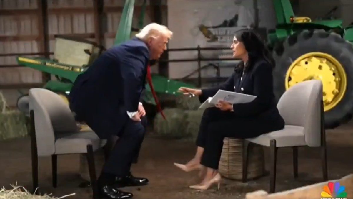 Trump interrompe entrevista ao ser questionado sobre provas de fraude eleitoral