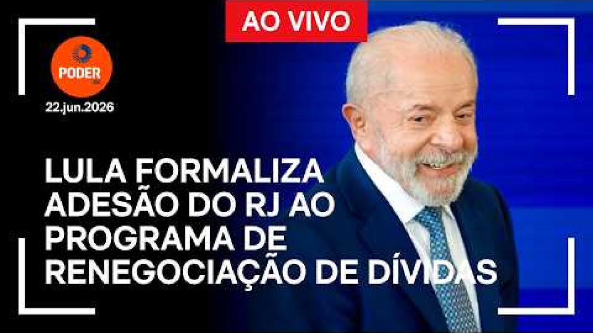 Ao vivo: Lula formaliza adesão do RJ ao programa de renegociação de dívidas