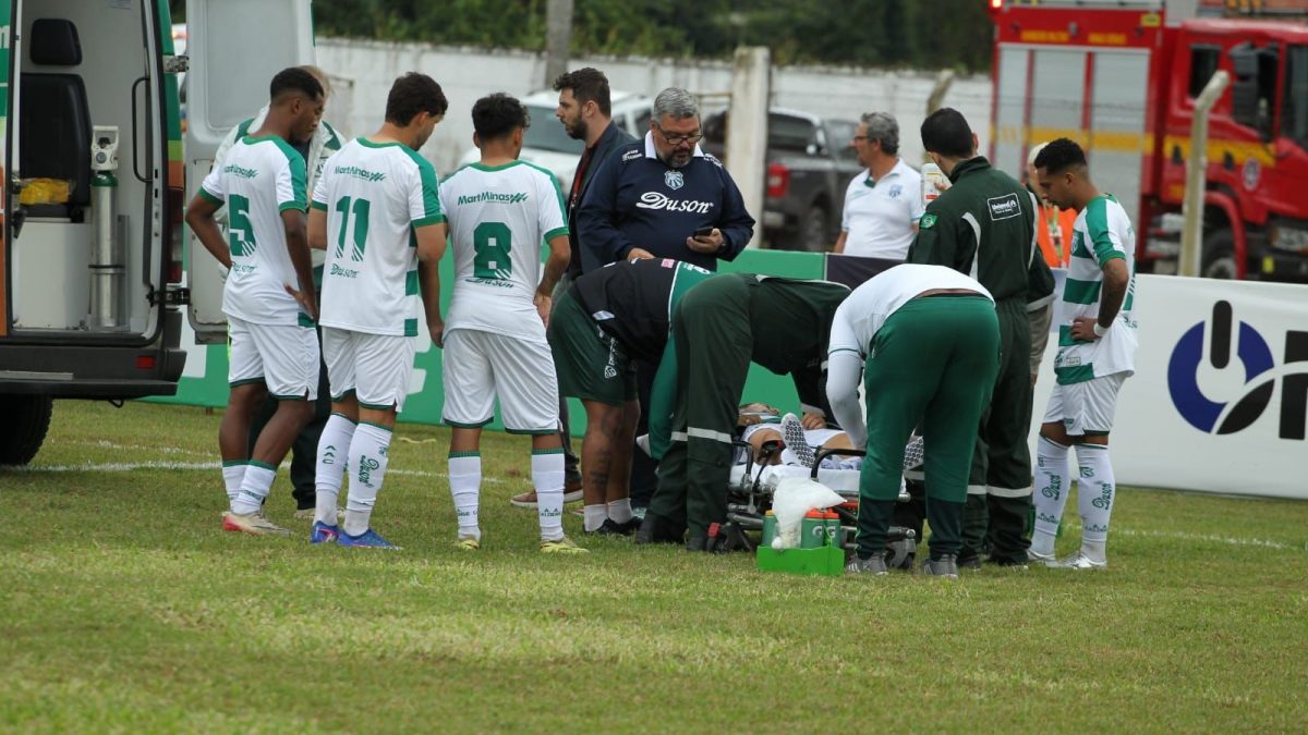 Caldense e Mamoré empatam sem gols em jogo marcado por susto com jogador