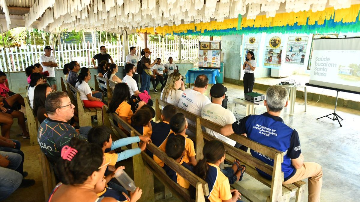 Ministério da Saúde e Core Brasil visitam projeto de saúde bucal na zona rural de Manaus