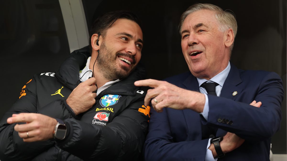 A reação do filho de Ancelotti antes de Neymar entrar em campo