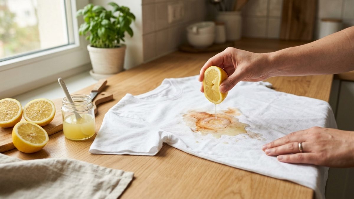 Limão remove manchas de ferrugem de roupas brancas, diz site