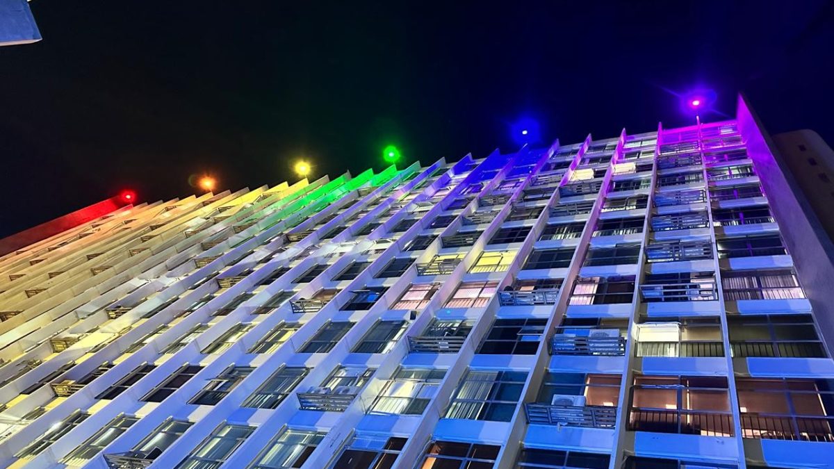 STM se ilumina pela primeira vez em homenagem ao mês do Orgulho LGBT