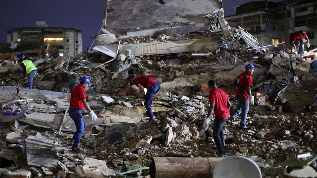 Número de mortos em terremoto na Venezuela sobe para 188 e feridos ultrapassam 1.500