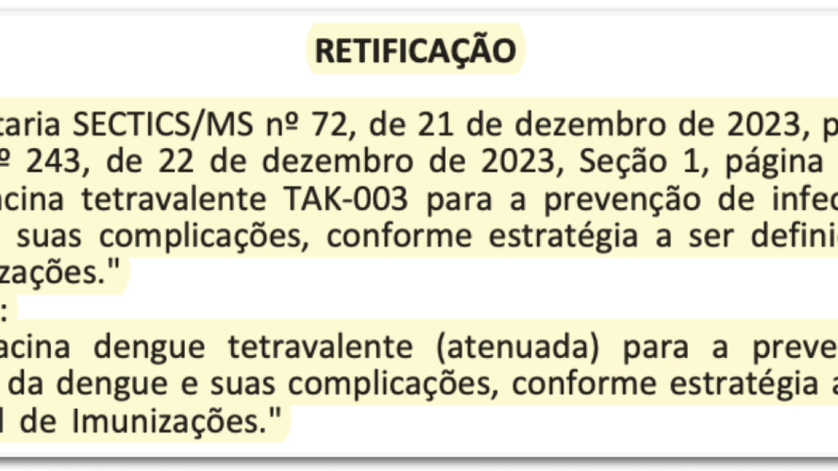 Governo incorpora vacina do Butantan contra dengue sem aval da Conitec