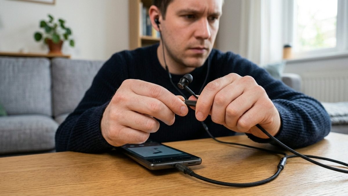 Sem custos desnecessários: a maneira mais simples de consertar um fone de ouvido que só funciona de um lado