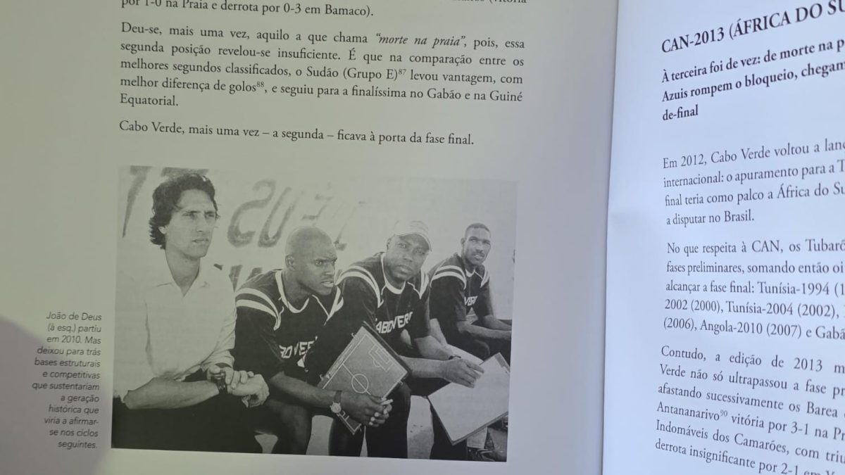 João de Deus, ex-auxiliar de Jorge Jesus, é o arquiteto da primeira Copa de Cabo Verde