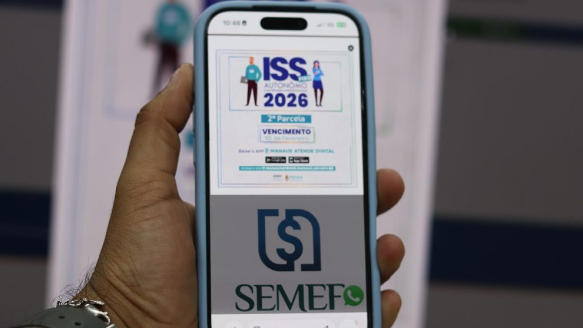 Prefeitura de Manaus alerta para vencimento da sexta parcela do ISS Fixo 2026