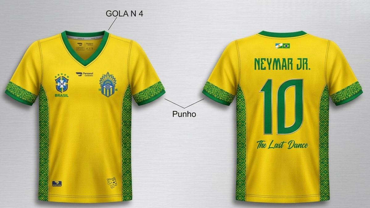 Baré lança camisa amarela inspirada na Copa do Mundo de 2026