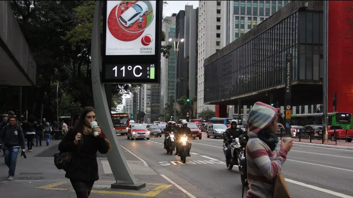Massa de ar polar deve trazer o frio mais intenso do ano ao Brasil