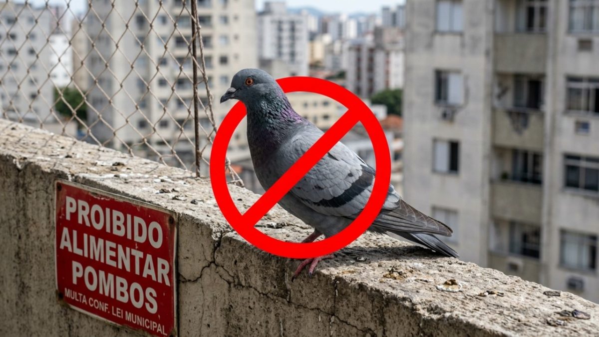 Cansado de ver pombos destruírem sua varanda, um homem criou um canhão de água automático capaz de espantá-los sem machucá-los