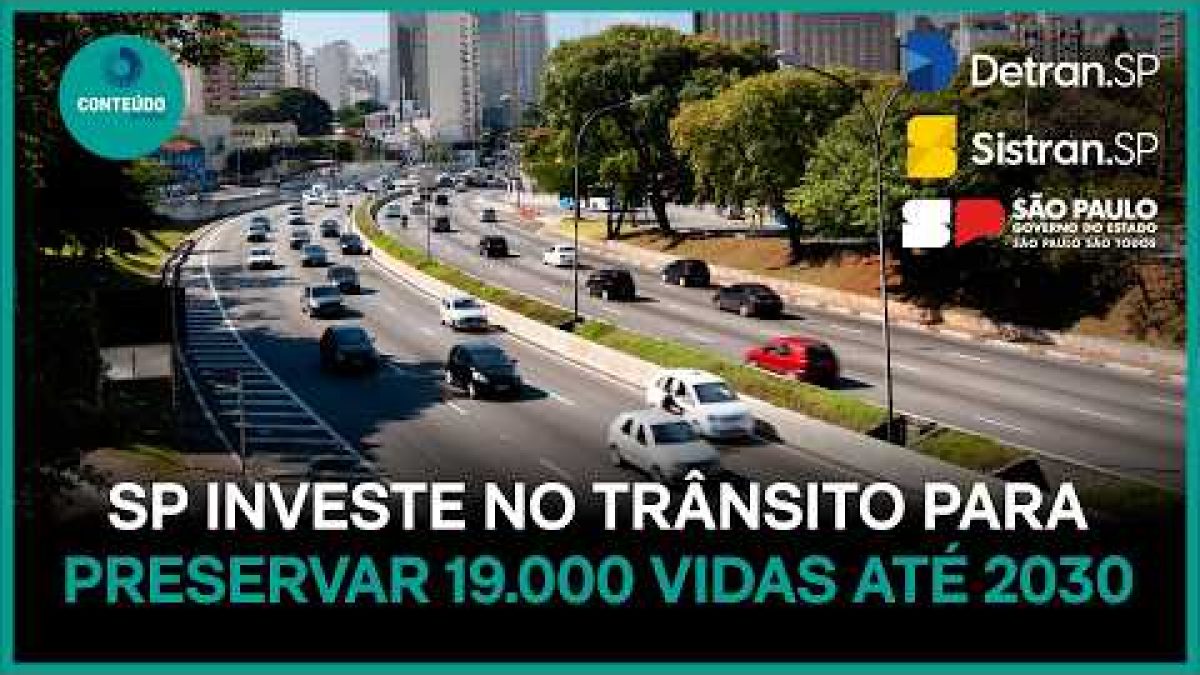 SP quer reduzir em 50% as mortes no trânsito até 2030