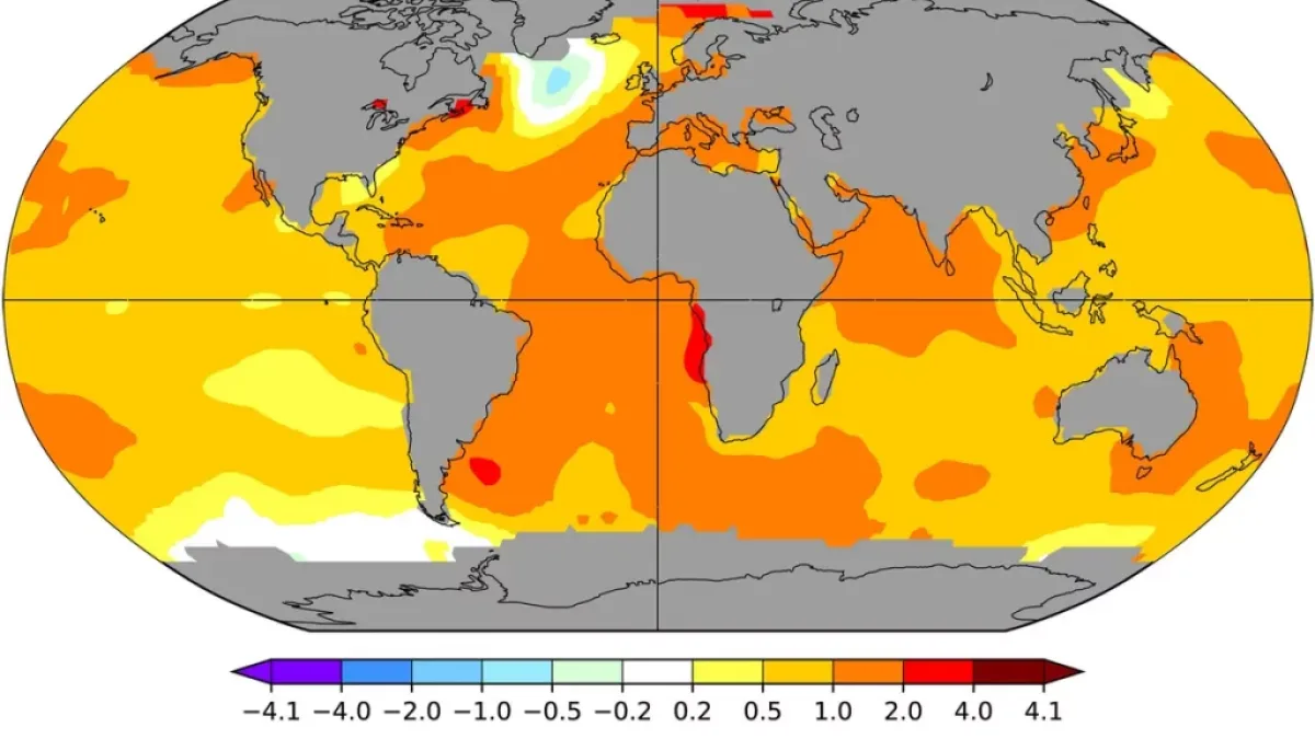 Resfriamento no Atlântico Norte acende alerta sobre correntes oceânicas