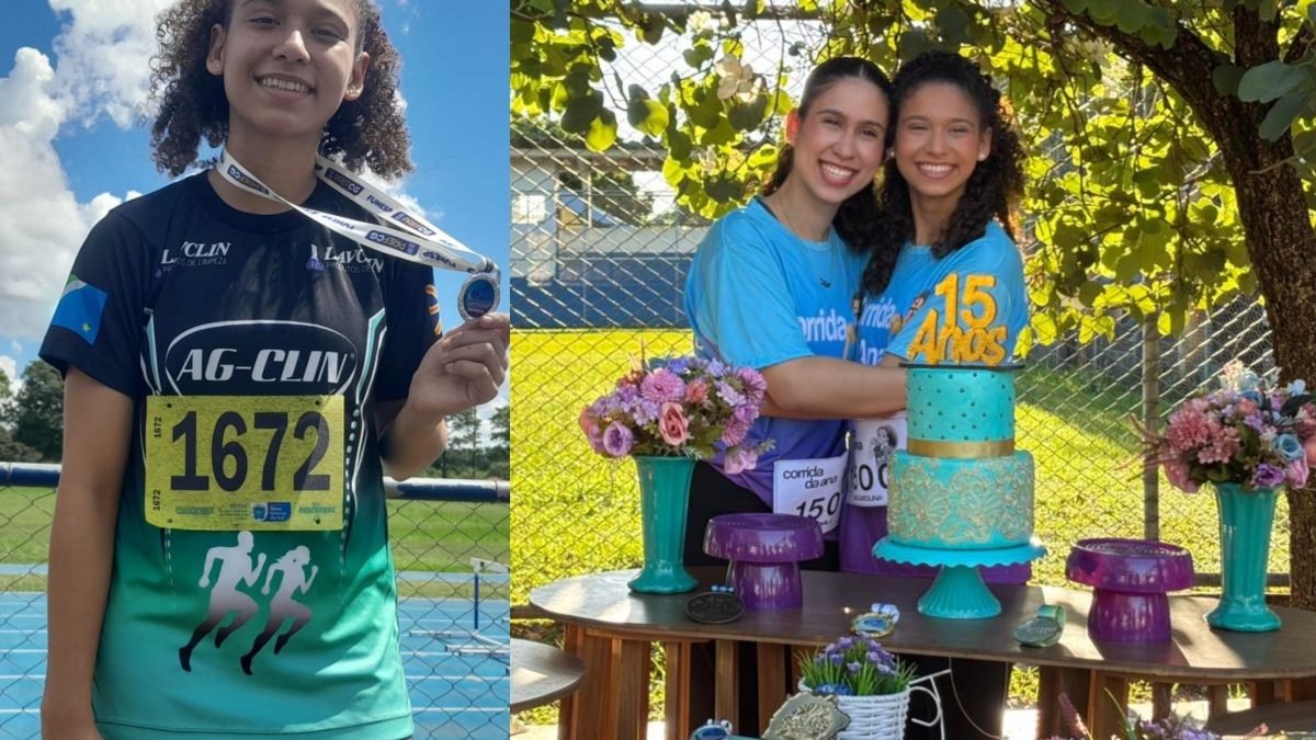 Atleta celebra aniversário de 15 anos com corrida: "não queria festa"