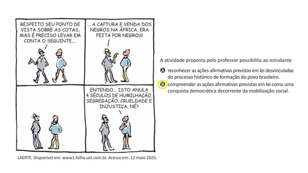 Enade 2025: questões sobre nome social, vacinas e literatura negra geram críticas de especialistas