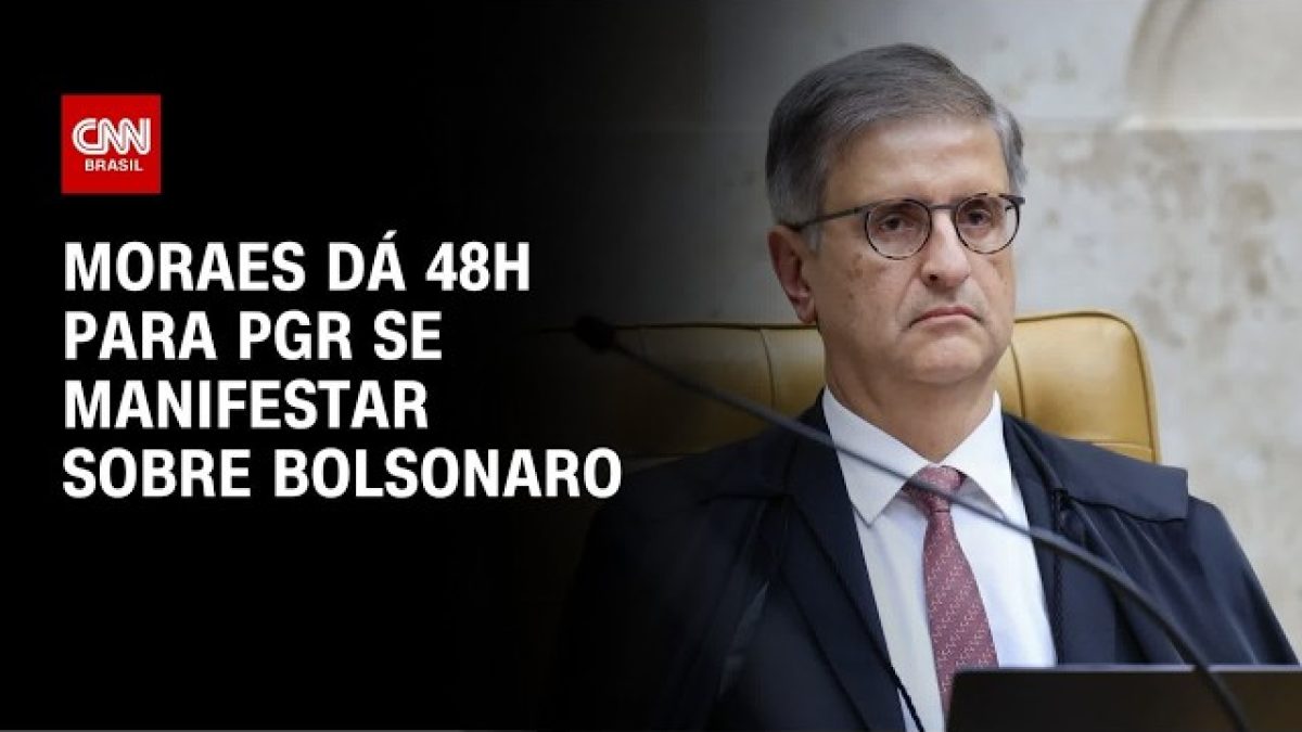 Moraes aguarda PGR para avaliar prorrogação de domiciliar de Bolsonaro