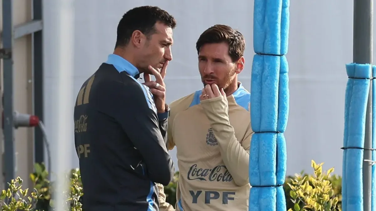 Scaloni admite consultar Messi antes de qualquer decisão na seleção argentina