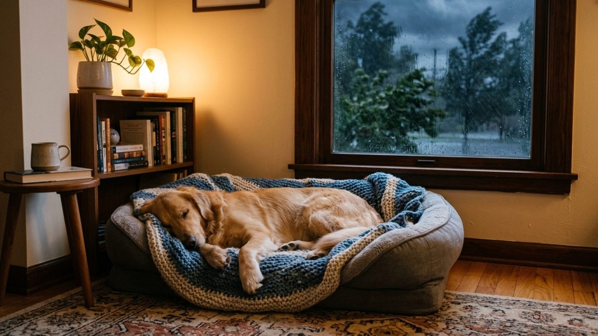 “O melhor é deixá-los se tranquilizarem sozinhos”: conselho de um especialista para ajudar cães e gatos durante tempestades