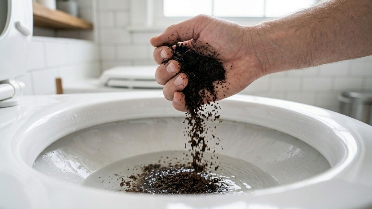Colocar borra de café no vaso sanitário: para que serve e como fazer