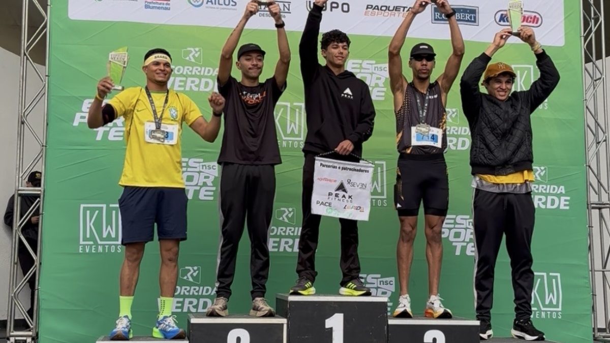 Confira os campeões da primeira etapa da Corrida Verde, em Blumenau
