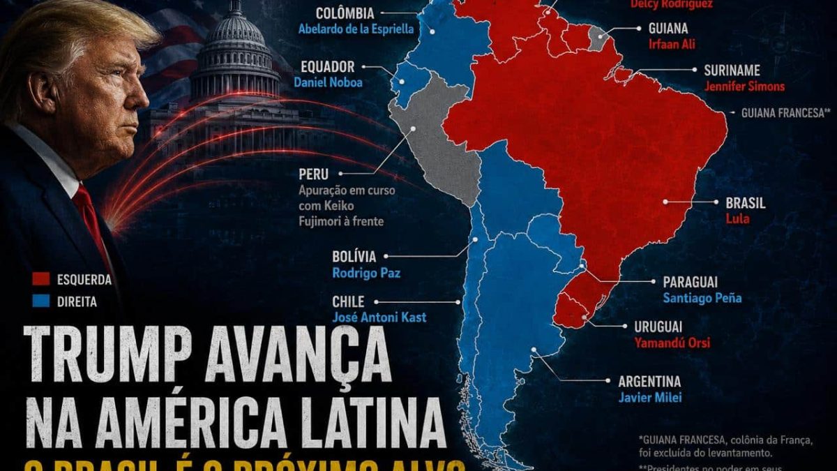 Trump avança na América Latina. O Brasil é o próximo alvo