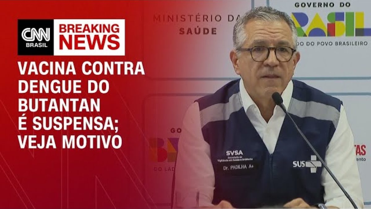 Ministério da Saúde suspende temporariamente vacina da dengue do Butantan