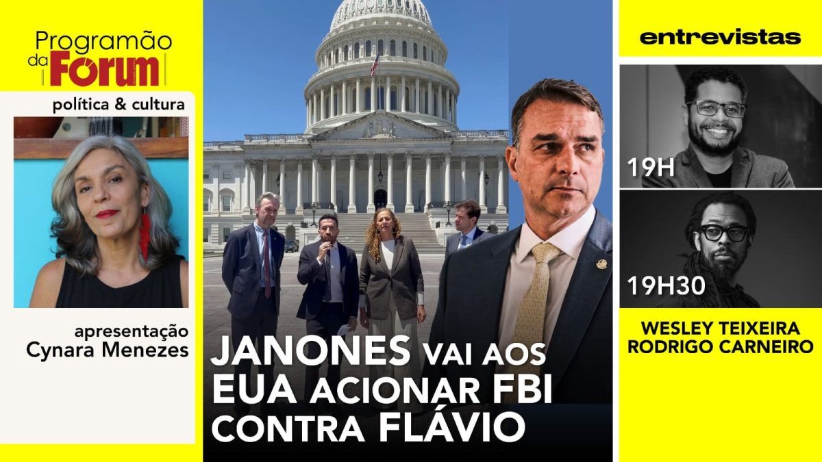Janones promete acionar FBI contra Flávio Bolsonaro durante viagem aos EUA