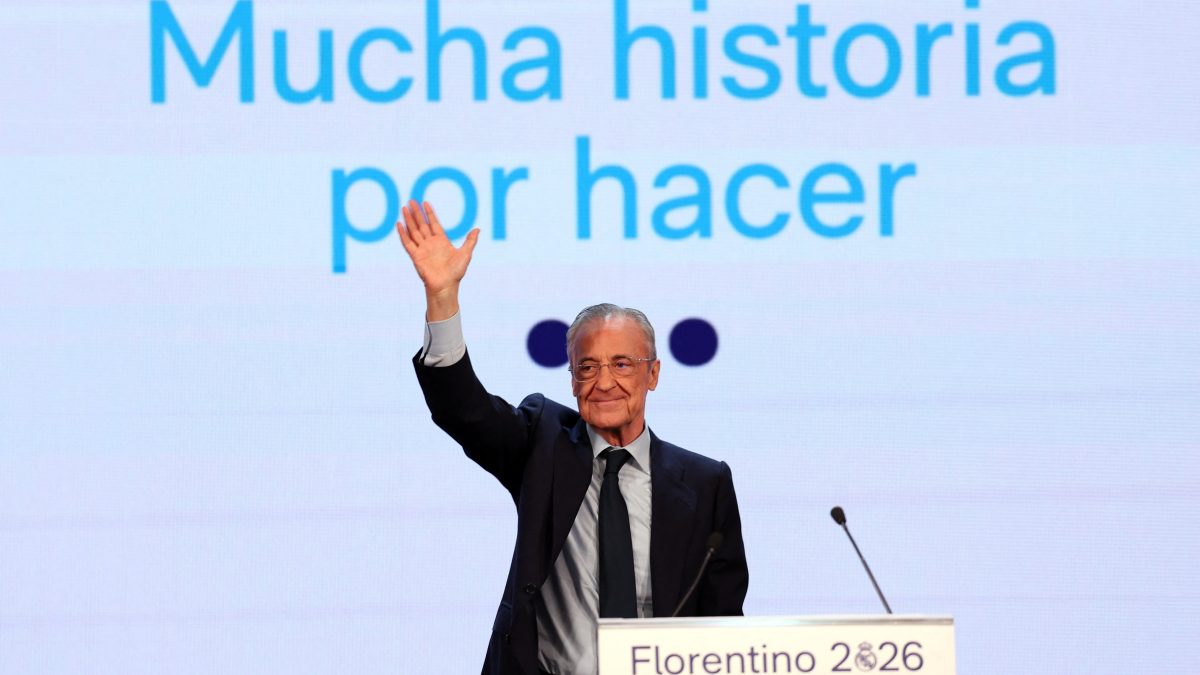 Florentino Pérez é reeleito presidente do Real Madrid pela quinta vez consecutiva
