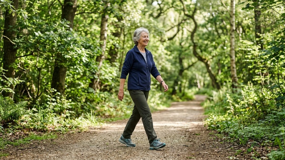 Treinadores concordam: Se alguém com mais de 70 anos caminhar de 20 a 30 minutos, 5 dias por semana, colherá benefícios imediatos.