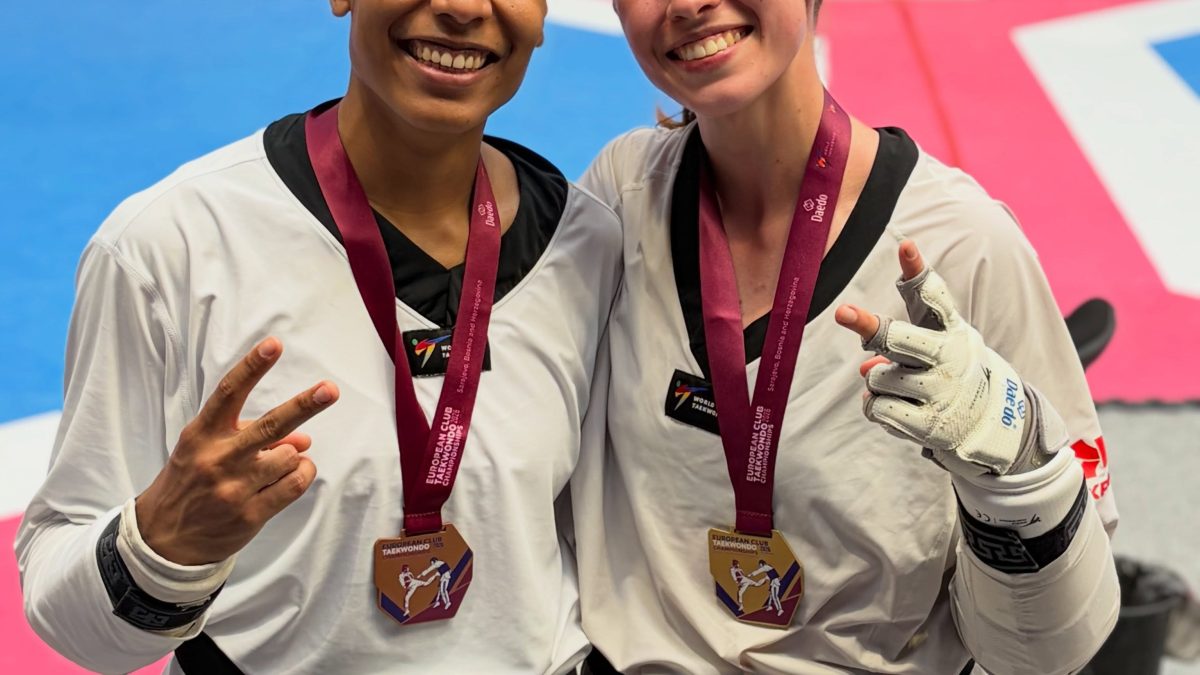 Sandy Macedo e Mikaela Oliveira sobem ao pódio em competições de taekwondo na Bósnia