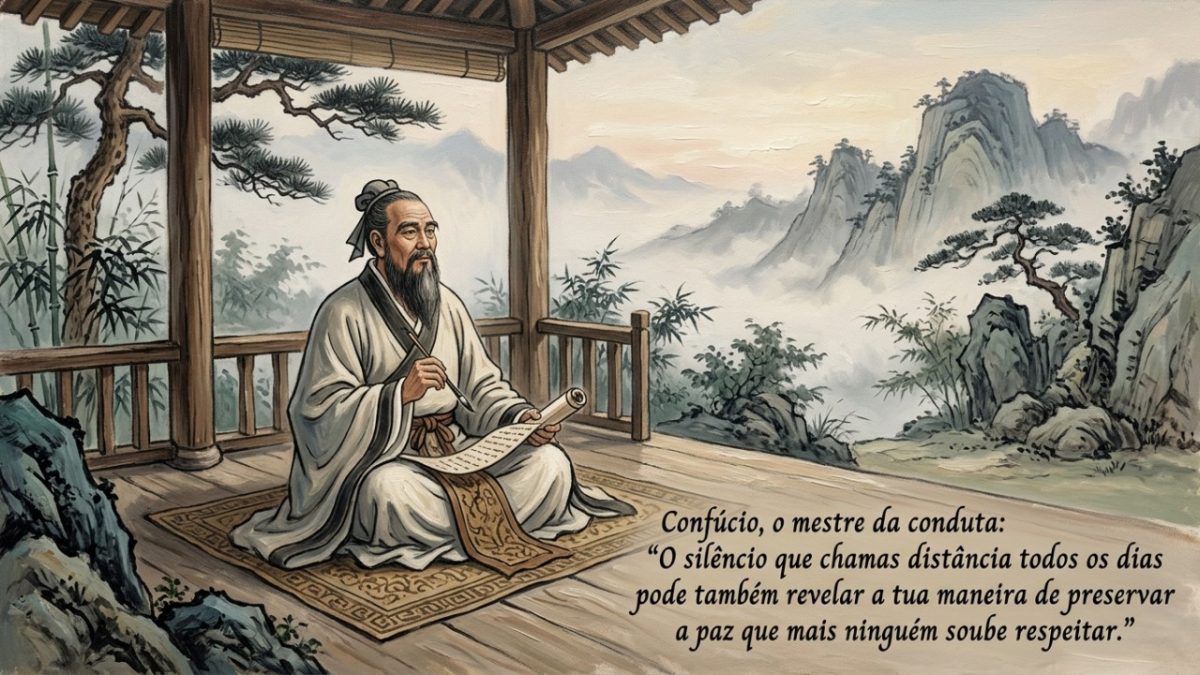Confúcio, o mestre da conduta: “O silêncio que você chama de distância todo dia também pode revelar o seu jeito de preservar a paz que ninguém soube respeitar”