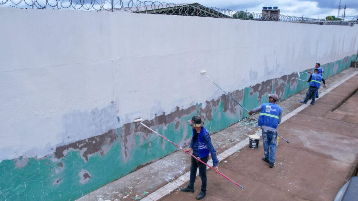 Serviços de manutenção e revitalização são realizados pelo governo de RO em escolas estaduais de Porto Velho