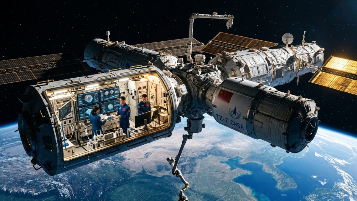 China envia embriões artificiais ao espaço para testar reprodução humana fora da Terra