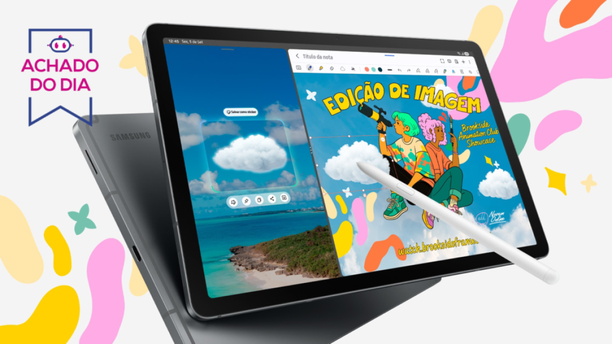 Galaxy Tab S10 Lite com 33% de desconto na Amazon em até 12x de R$ 179,90