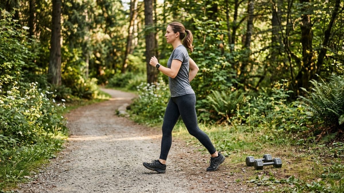 Os treinadores concordam: “Pessoas que caminham todos os dias e fazem exercícios de força várias vezes por semana têm benefícios para a saúde.”