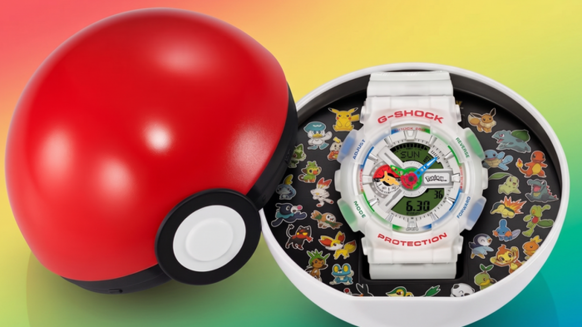 Casio lança G-Shock de Pokémon que vem dentro de pokébola; veja preço e detalhes