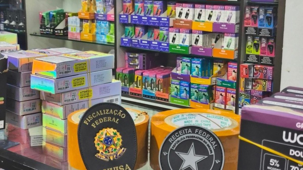 Mais de 25 mil cigarros eletrônicos são apreendidos em operação da Anvisa