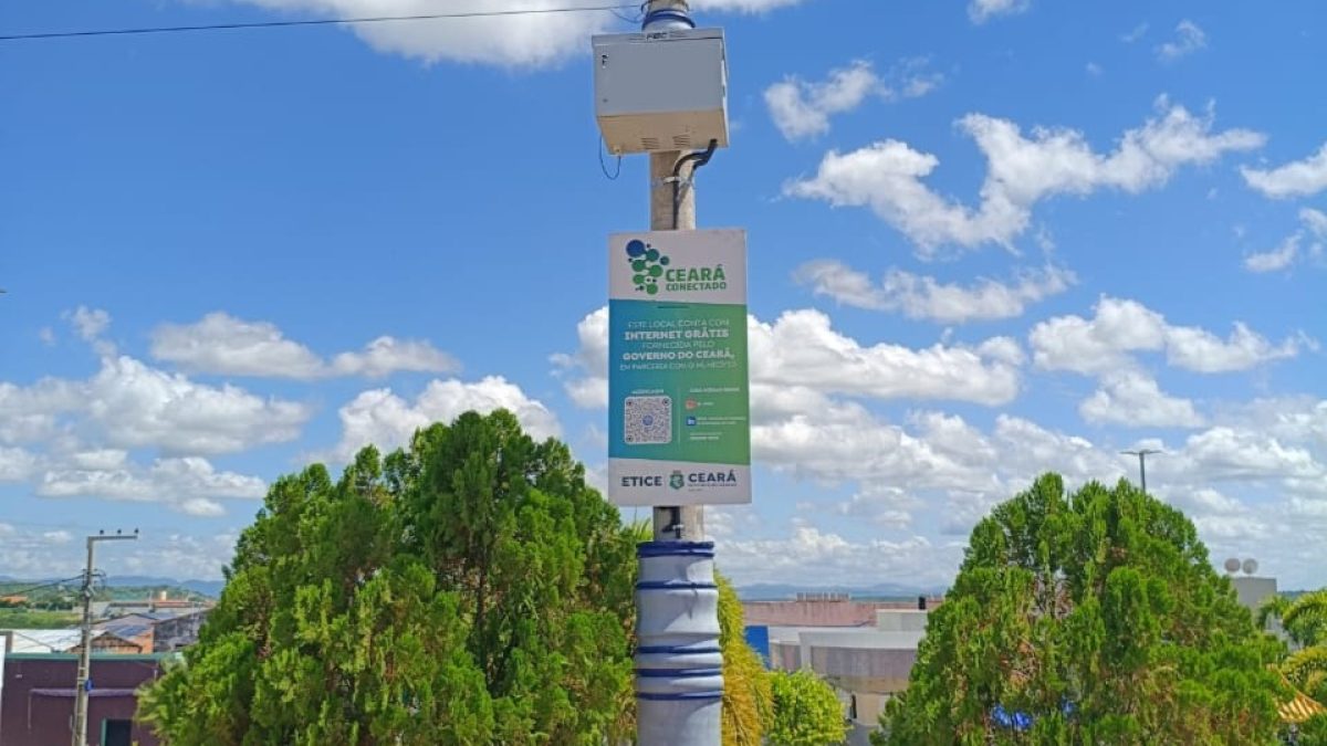 Etice ativa Wi-Fi gratuito em Potiretama e avança na última fase do Ceará Conectado