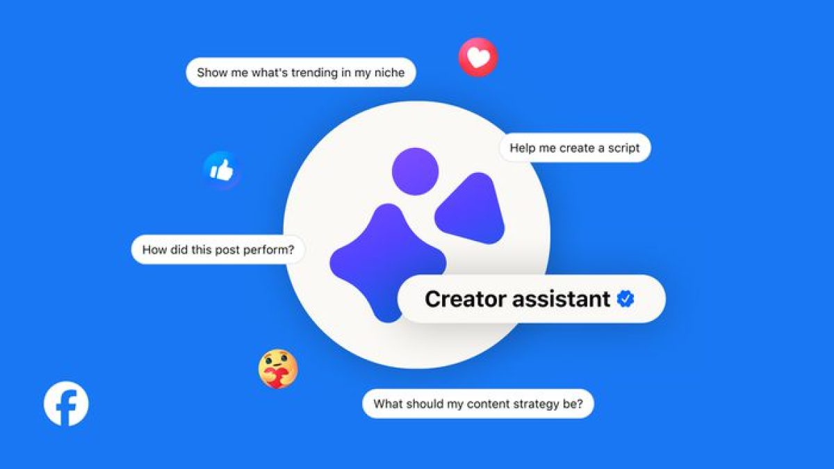 Facebook lança assistente de IA para ajudar criadores a viralizar posts