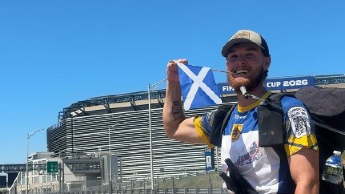 Escocês caminha mais de 5 mil km para torcer pela Escócia na Copa do Mundo