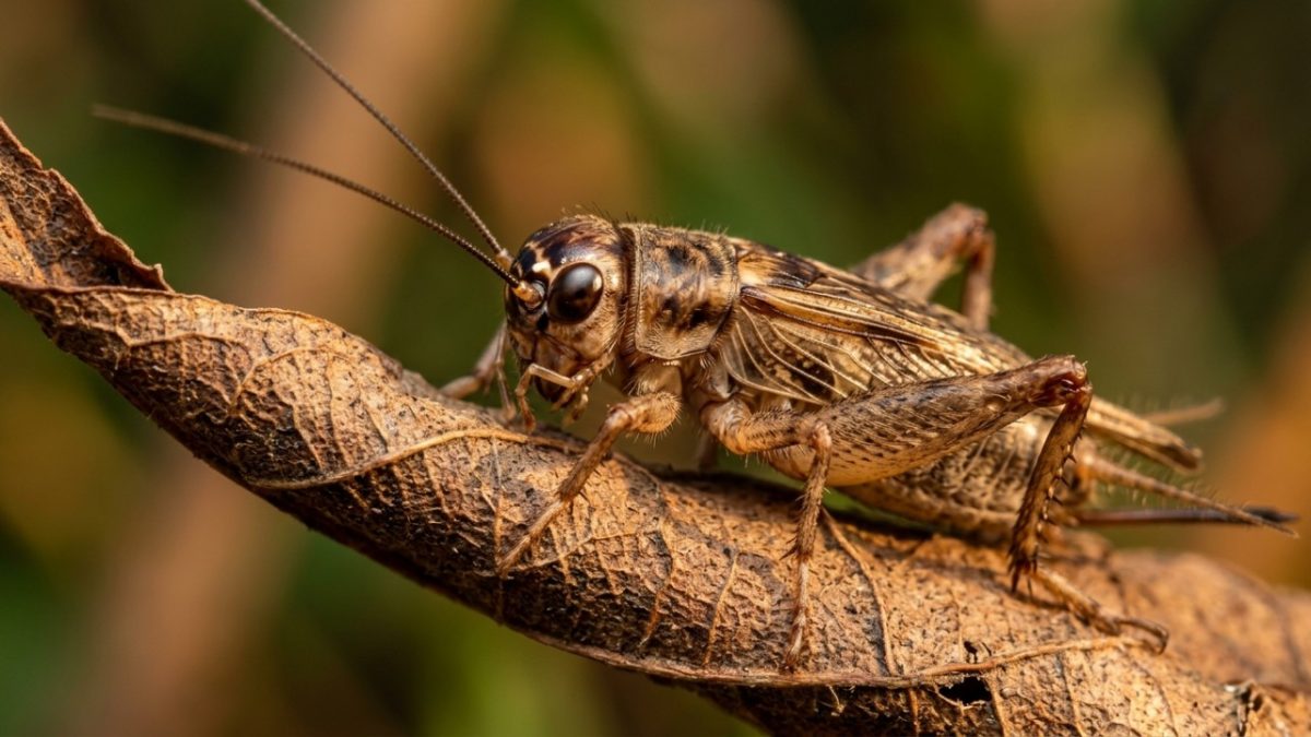 Se você escutar grilos cantando dentro de casa ou no jardim durante a noite, a gente explica o que isso quer dizer e por que é um bom sinal