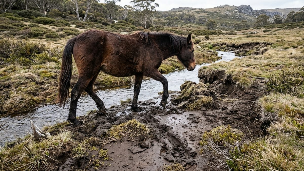 Austrália enfrenta invasão de cavalos selvagens que ameaça ecossistemas