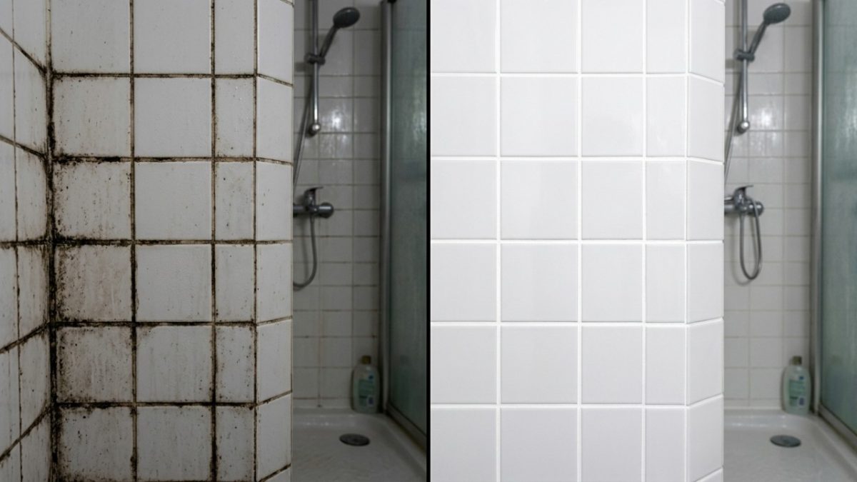 Papel toalha no banheiro: truque caseiro remove mofo do rejunte