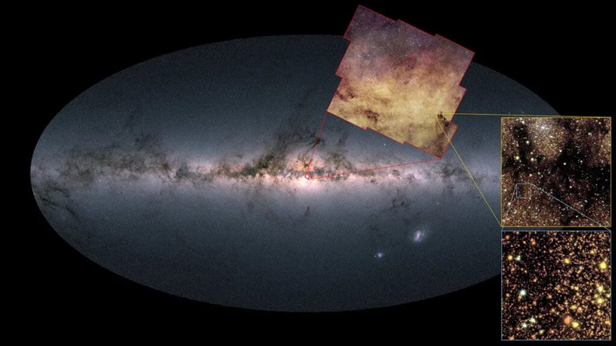 60 milhões de estrelas em uma foto: o feito inédito do telescópio Euclid no coração da Via Láctea