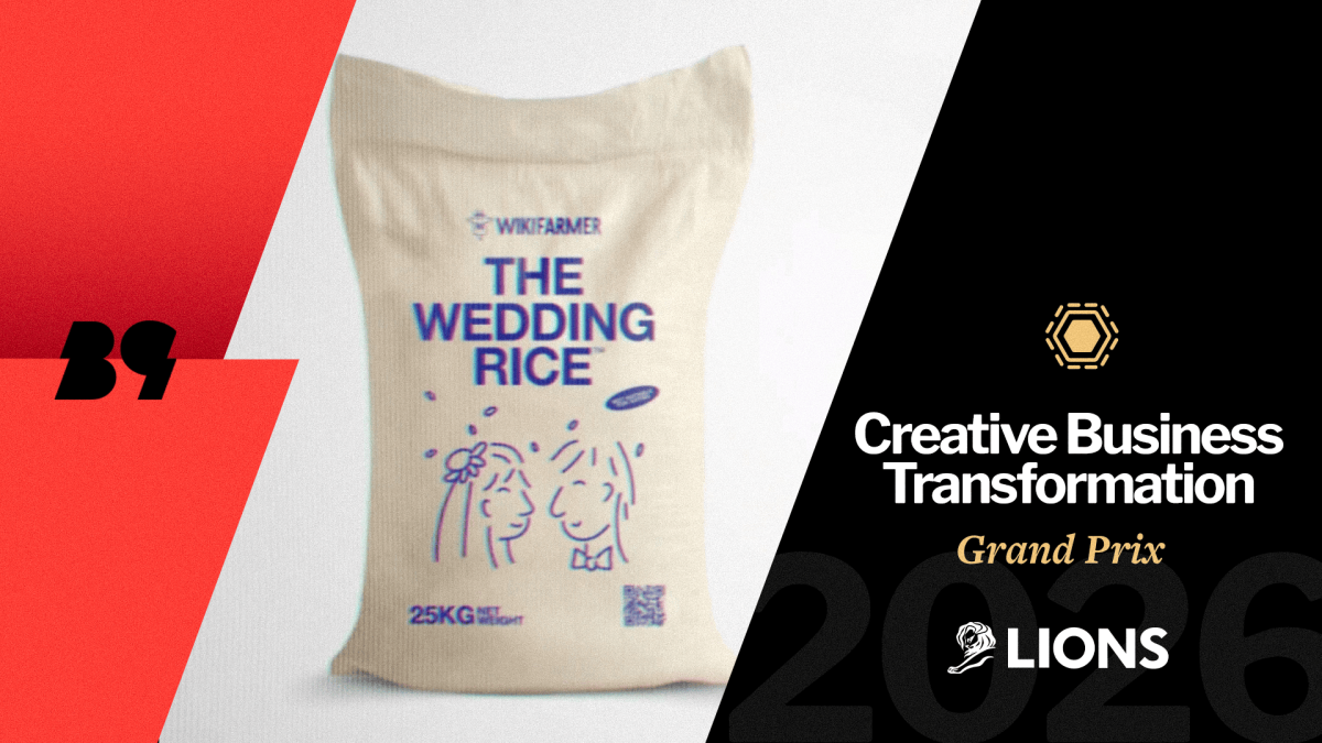 Arroz quebrado virou arroz de casamento e levou o Grand Prix de Creative Business Transformation