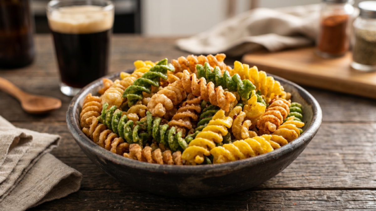 Torresmo de macarrão: o snack crocante e criativo que virou sensação