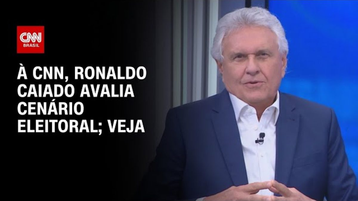 Plano de governo de Caiado prevê estabilizar dívida pública em até 3 anos