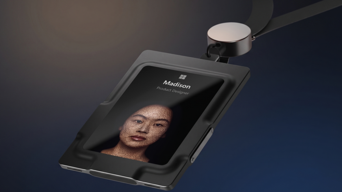 Microsoft apresenta crachá inteligente com 5G para substituir celular corporativo